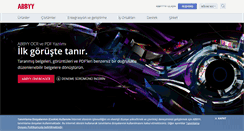 Desktop Screenshot of abbyy.com.tr